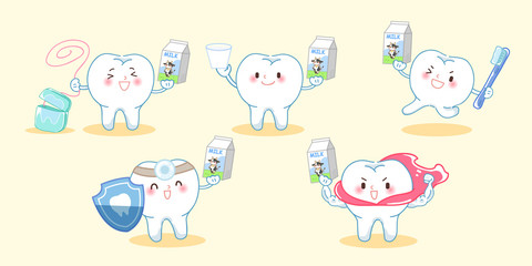 tooth with health concept