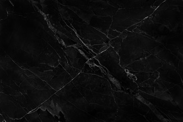 Black marble natural pattern for background, abstract natural marble black and white