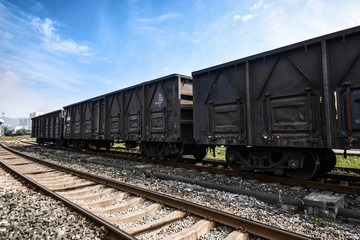 Fototapeta na wymiar freight cars