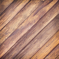 Old wood wall slant texture. background old panels