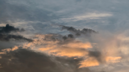 Sky background on sunrise.
