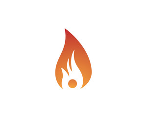 Fire flame Logo Template