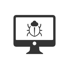 Computer Virus Infection Icon