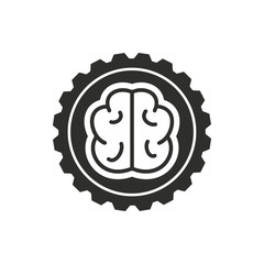 Brain vector icon.