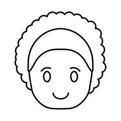 cartoon woman icon