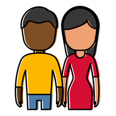 couple of man and woman icon