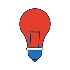 school bulb idea creativity innovation icon