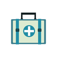 First aid kit medical icon vector isolated