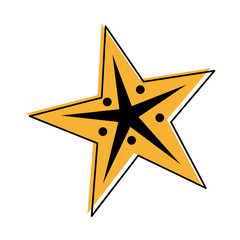 Obraz premium starfish or sea star icon image