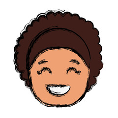 cartoon woman icon