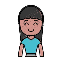 Fototapeta premium avatar woman icon
