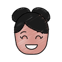 cartoon woman icon