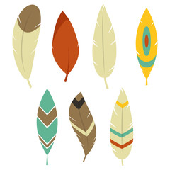 Bohemian Feathers And Hipster Collection