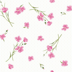 Obraz na płótnie Canvas .delicate seamless flower pattern with pink flowers. vector background for printing on textiles, clothes, paper, wallpaper