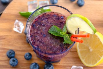 blueberry smoothies