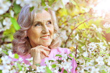  beautiful senior woman