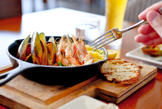 Seafood Delicious. New Zealand Cuisine