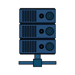 data center or web hosting icon image