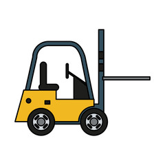 forklift machinery icon image
