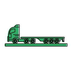 cargo truck icon image vector illustration design