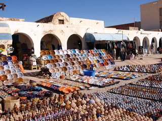earthenware in the Tradional market 