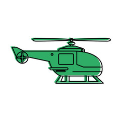 helicopter sideview icon image