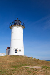 Fototapeta na wymiar Nobska Point Light is a lighthouse located on the Cape Cod, USA