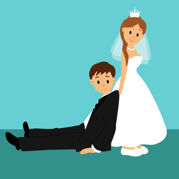 Bride And Groom Cartoon Images – Browse 20,104 Stock Photos, Vectors, and  Video | Adobe Stock
