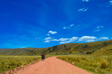 Landscape of Chupa - Puno, PERÚ.