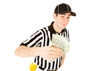 Referee: Holding a Money Fan