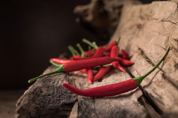 Red chili peppers