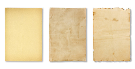 Sheet of Paper on a white background