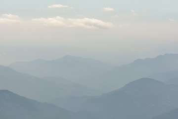 Mountains and clouds Mountains and clouds in the Hsinchu,Taiwan.(Altitude:2400M)