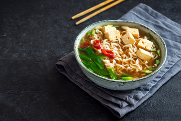 Miso ramen soup