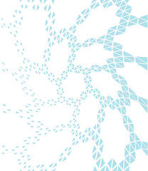 geometric hexagon seamless vector triangle halftone pattern background