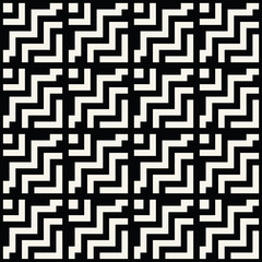 seamless geometric square lines design trippy vector pattern
