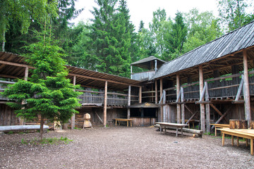 Vikings village in Estonia.