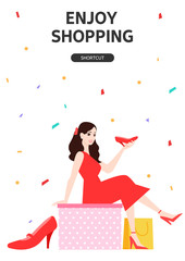 Shopping illustration