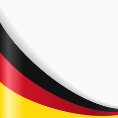German flag background. Vector illustration.