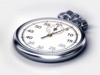 Stopwatch 3D illustration