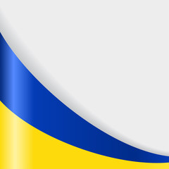 Ukrainian flag background. Vector illustration.