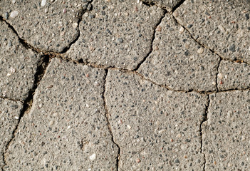 Danaged asphalt texture