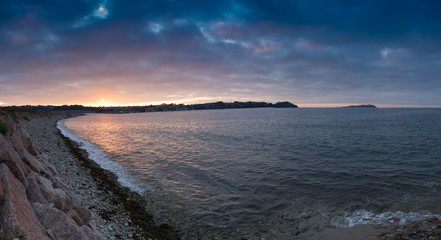 coucher du soleil