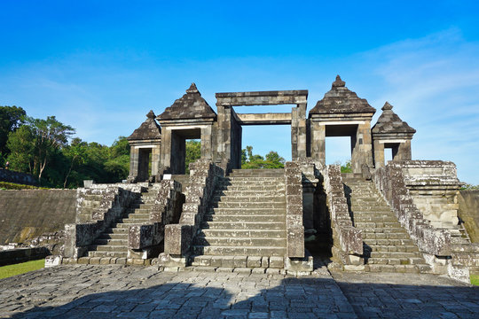 Ratu Boko Temple, Candi Ratu Boko, Location in yogyakarta, indonesia