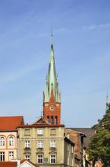 Obraz premium Church of St. Catherine in Torun. Poland