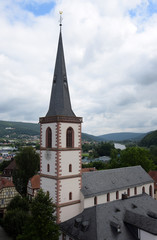 Fototapeta na wymiar Kirche in Lohr am Main