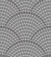 Fotobehang Baksteen textuur muur Geplaveide stoep naadloze vector patroon