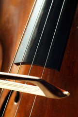 Detail of a violin