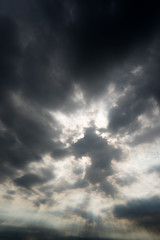 dark storm clouds,clouds with background,Dark clouds before a thunder-storm.