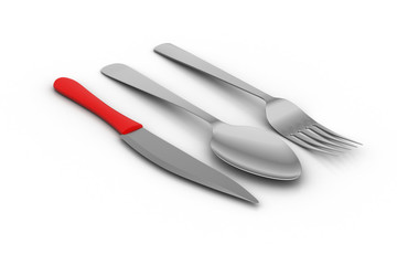 Cutlery set with Fork